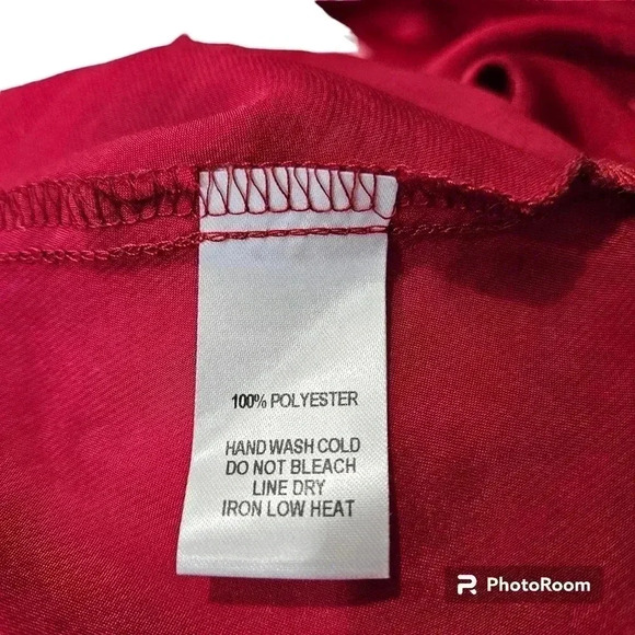 Lulus Exquisite Evening Pink Red Color Block Satin Maxi Dress Valentine's Day - Picture 13 of 14